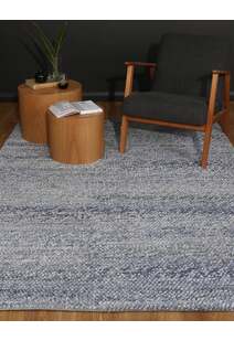 Zuri Blue Hand Loomed Rug