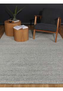 Zuri Grey Hand Loomed Rug